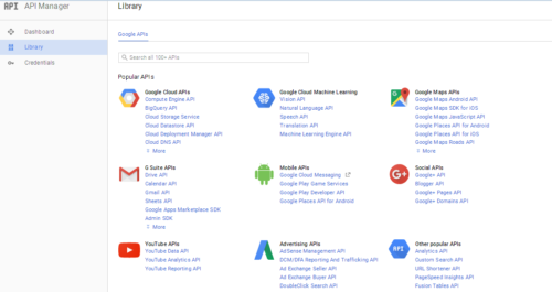 How to get youtube api key